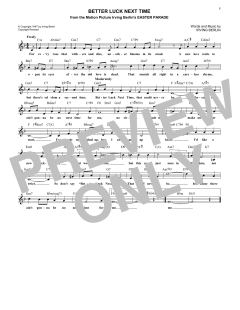 Better Luck Next Time von Rosemary Clooney (Download) 