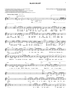 Black Velvet von Alannah Myles (Download) 