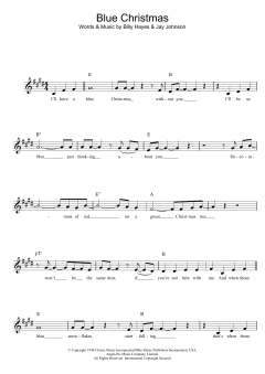 Blue Christmas von Elvis Presley (Download) 