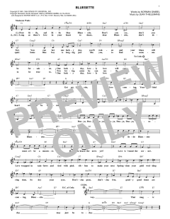 Bluesette von Sarah Vaughn (Download) 