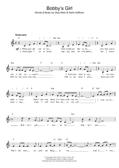 Bobby's Girl von Marcie Blane (Download) 