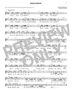 Brain Damage von Pink Floyd (Download) 