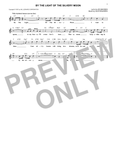 By The Light Of The Silvery Moon von Gus Edwards (Download) 