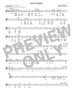 Catch The Wind von Donovan (Download) 