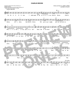 Charlie Brown von Jerry Leiber (Download) 