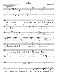 Class von Fred Ebb (Download) 
