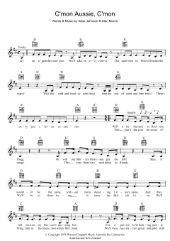 C'mon Aussie, C'mon von The Mojo Singers (Download) 