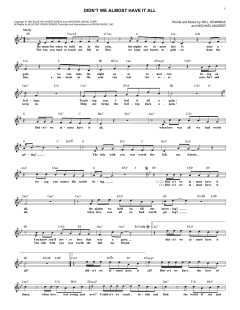 Didn't We Almost Have It All von Whitney Houston (Download) 