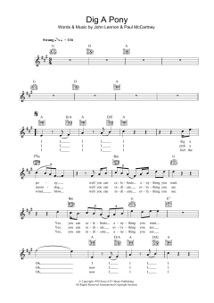 Dig A Pony von The Beatles (Download) 