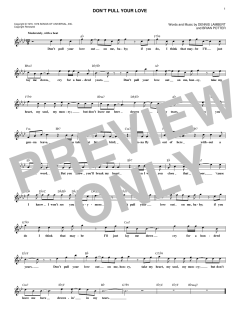 Don't Pull Your Love von Brian Potter (Download) 