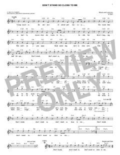 Don't Stand So Close To Me von The Police (Download) 