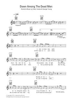 Down Among The Dead Men von Harry Vanda (Download) 