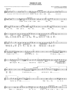 Engine Of Love von Andrew Lloyd Webber (Download) 