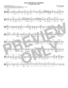 Ev'ry Time We Say Goodbye von Stan Kenton (Download) 