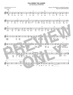 Following The Leader von Ted Sears (Download) 