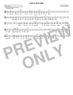 Gentle On My Mind von Glen Campbell (Download) 