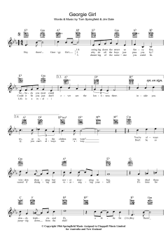 Georgie Girl von Tom Springfield (Download) 