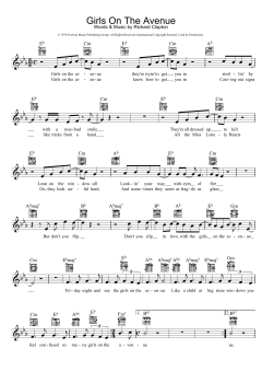 Girls On The Avenue (Download) 