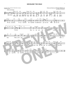 God Bless' The Child von Billie Holiday (Download) 