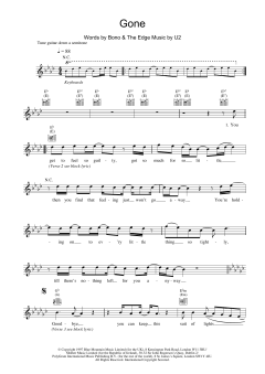 Gone von U2 (Download) 