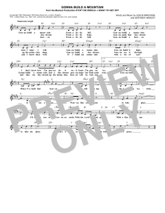 Gonna Build A Mountain von Anthony Newley (Download) 