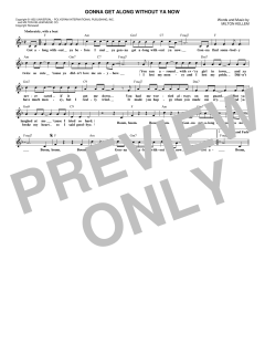 Gonna Get Along Without Ya Now von Milton Kellem (Download) 