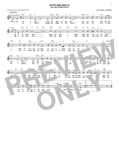 Guys And Dolls von Frank Loesser (Download) 