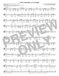 Happy Christmas, Little Friend von Richard Rodgers (Download) 