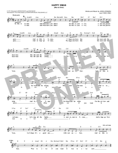 Happy Xmas von John Lennon (Download) 