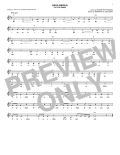 Hava Nagila von Moshe Nathanson (Download) 