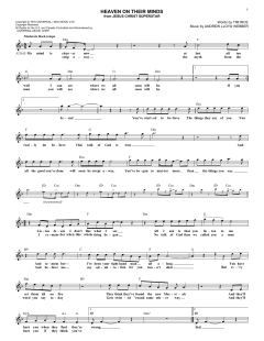 Heaven On Their Minds von Andrew Lloyd Webber (Download) 