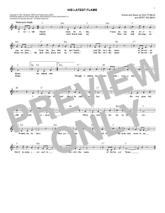 His Latest Flame von Elvis Presley (Download) 