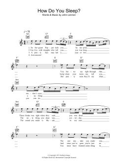 How Do You Sleep? von John Lennon (Download) 