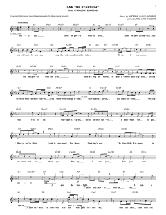 I Am The Starlight von Andrew Lloyd Webber (Download) 