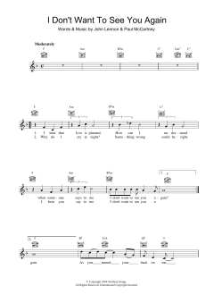 I Don't Want To See You Again von John Lennon (Download) 