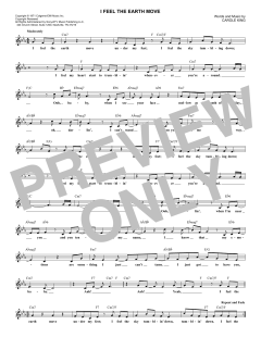I Feel The Earth Move von Carole King (Download) 