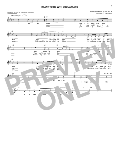 I Want To Be With You Always von Lefty Frizzell (Download) 