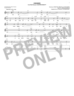 I Wonder von George Bruns (Download) 