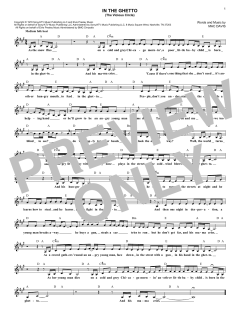 In The Ghetto von Elvis Presley (Download) 