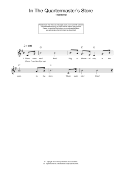 In The Quartermaster's Store von Traditional (Download) 