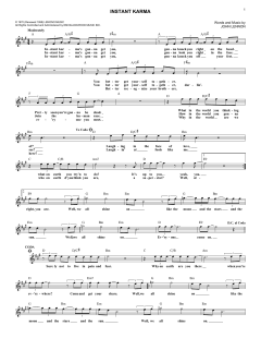 Instant Karma von John Lennon (Download) 