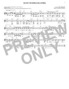 I've Got The World On A String von Dick Hyman (Download) 