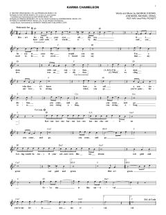 Karma Chameleon von Culture Club (Download) 