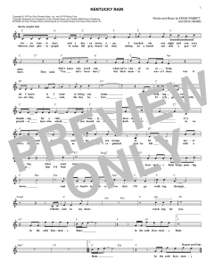 Kentucky Rain von Elvis Presley (Download) 