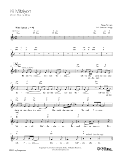 Ki Mitziyon (Download) 