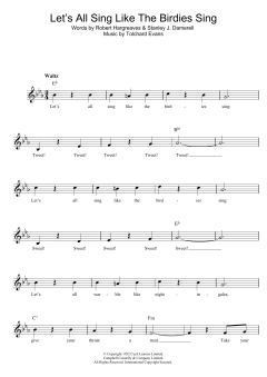 Let's All Sing Like The Birdies Sing von Tolchard Evans (Download) 