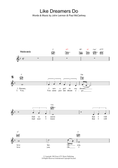 Like Dreamers Do von The Beatles (Download) 