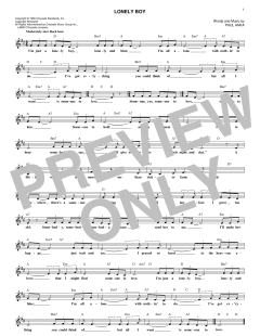 Lonely Boy von Paul Anka (Download) 
