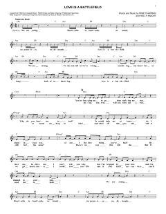 Love Is A Battlefield von Pat Benatar (Download) 
