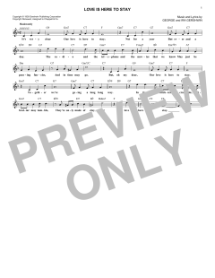 Love Is Here To Stay von Ira Gershwin (Download) 